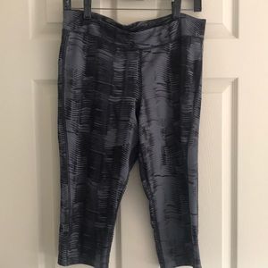 Champion black and gray athletic capris